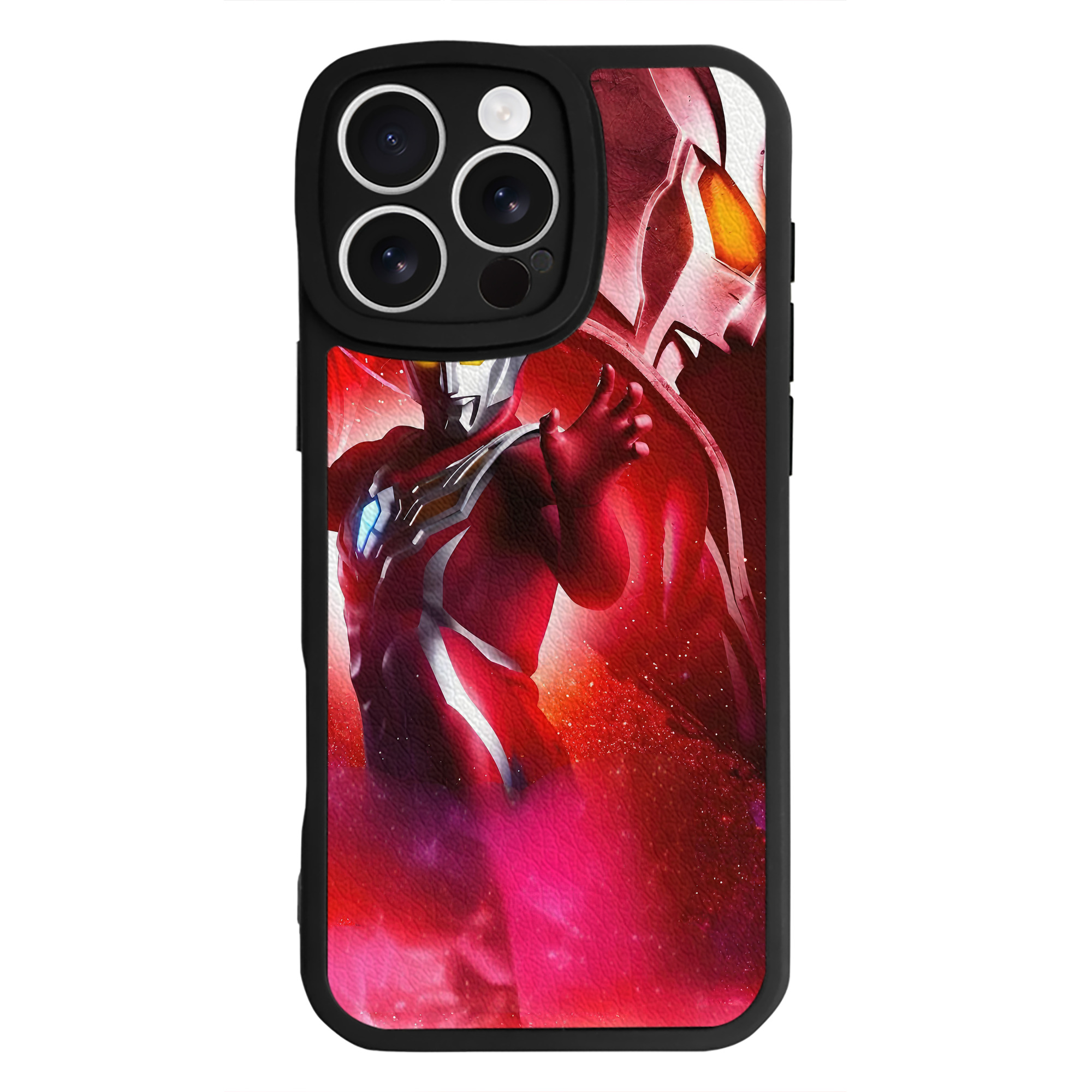 （画像用） ウルトラマン Ultraman 【iPhone 16シリーズ対応】シリコンスマホケース（レザー調） 材質：シリコン